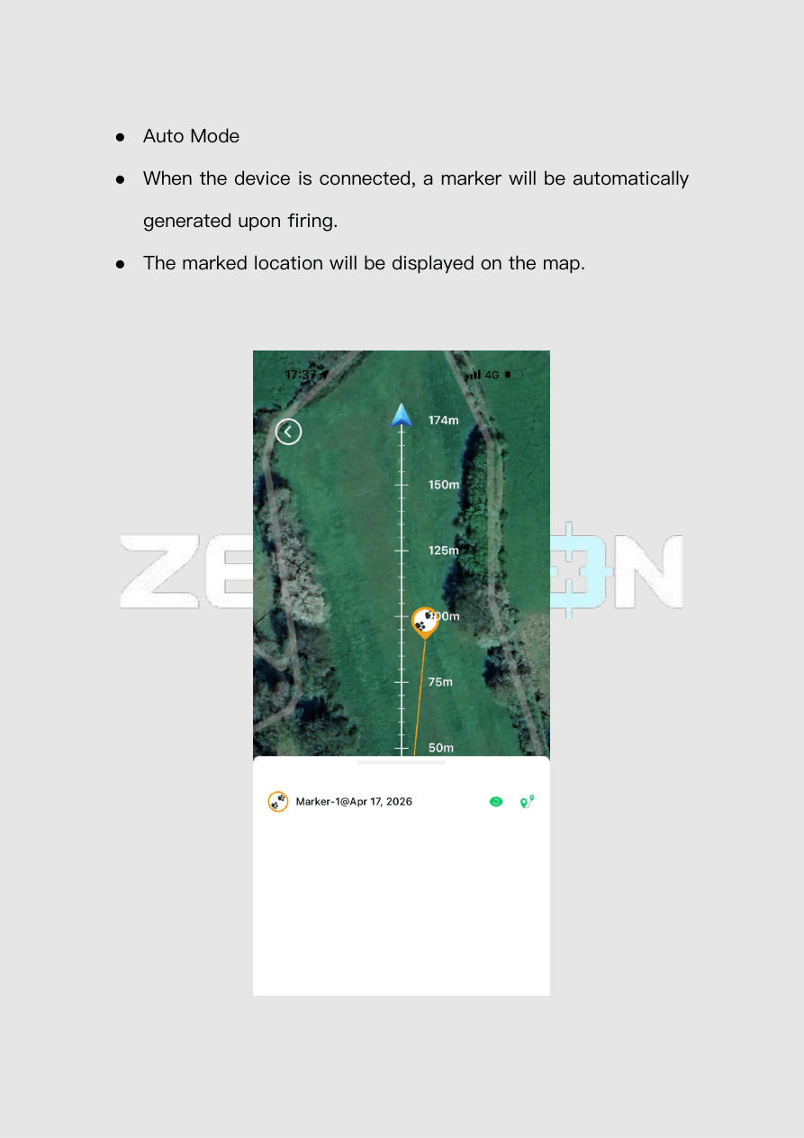 Automatic marker preview